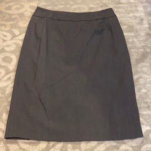 Charcoal skirt suit set